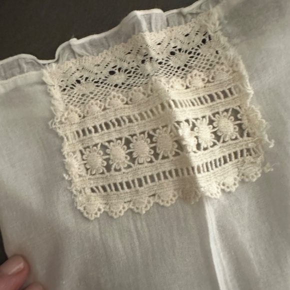 JOHNNY WAS White Cotton Tunic Tunic Top...XL-EUC - Picture 11 of 13